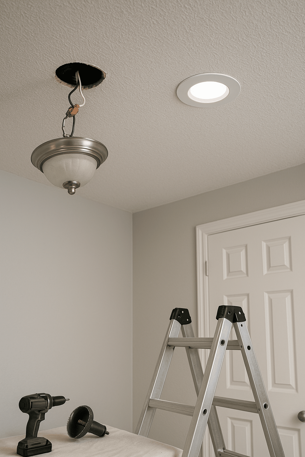 Replace a Light with a Pot
