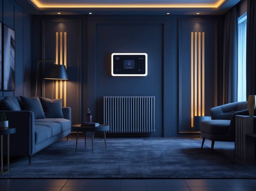High-efficiency electric heating system providing optimal energy savings and comfort."