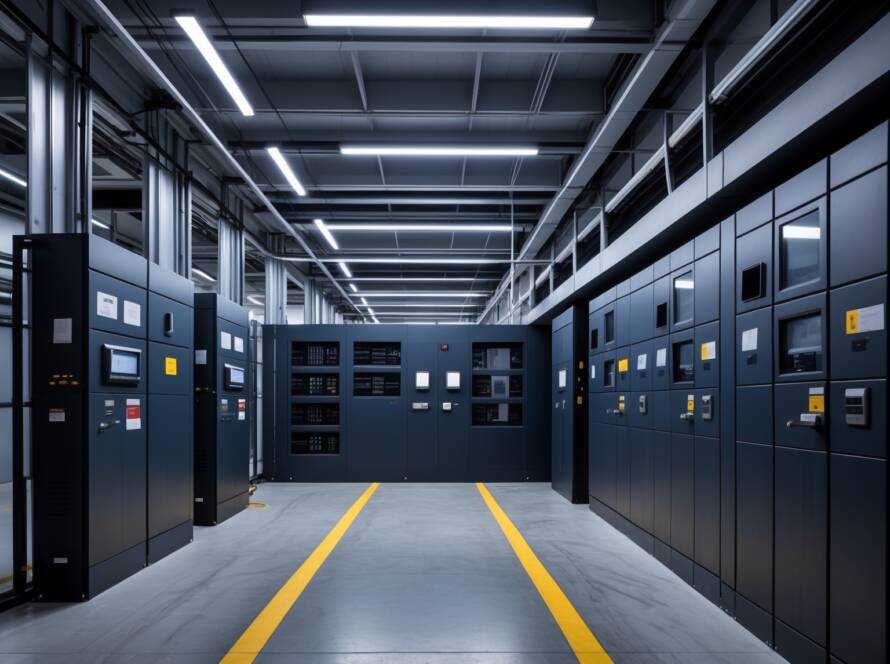 Detailed electrical system evaluation showing power requirement analysis for modernizing industrial power systems in GTA manufacturing facilities.