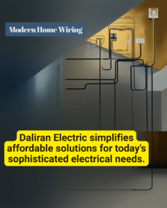Modern affordable residential electrical wiring solutions for smart homes