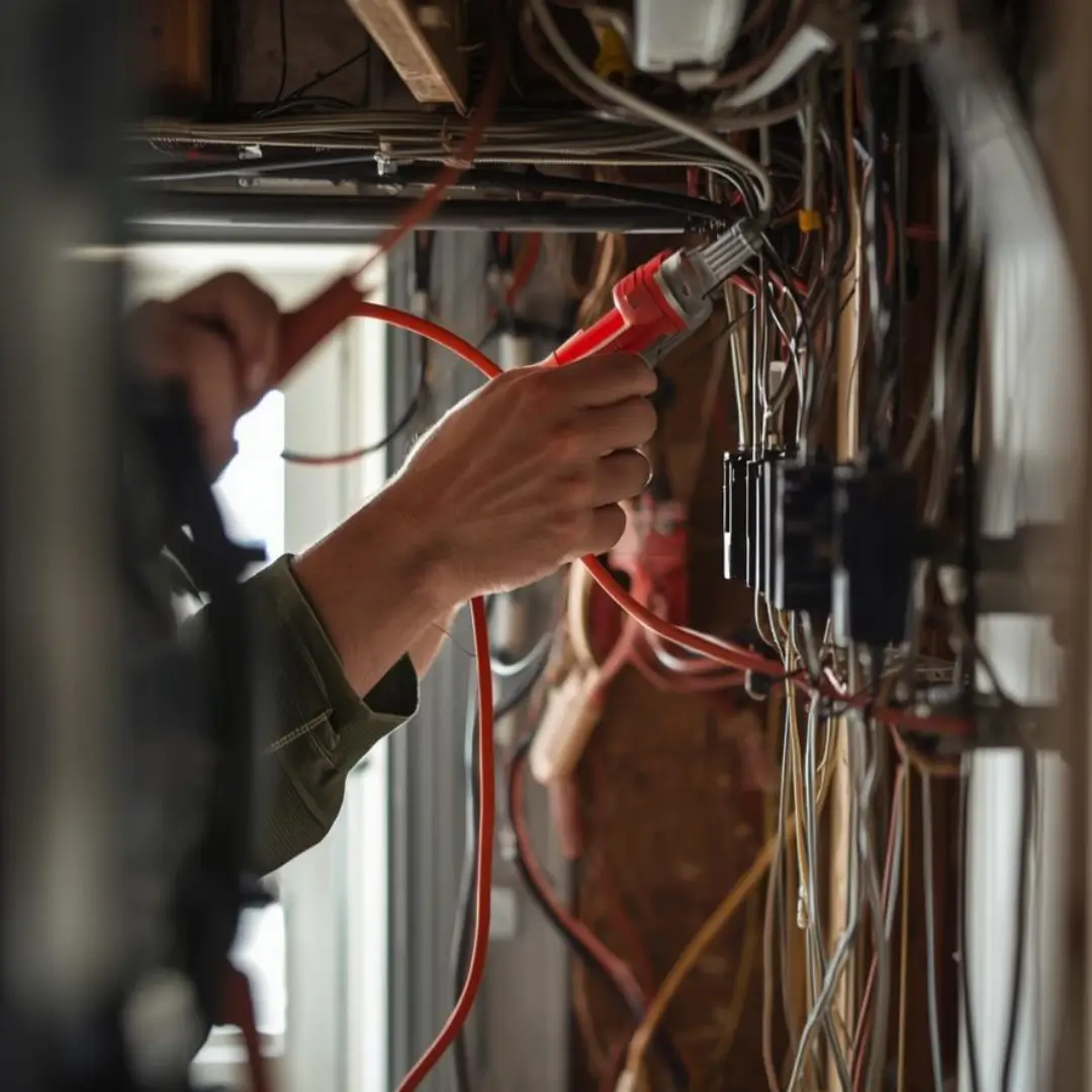 Licensed electrician performing residential electrical services in GTA