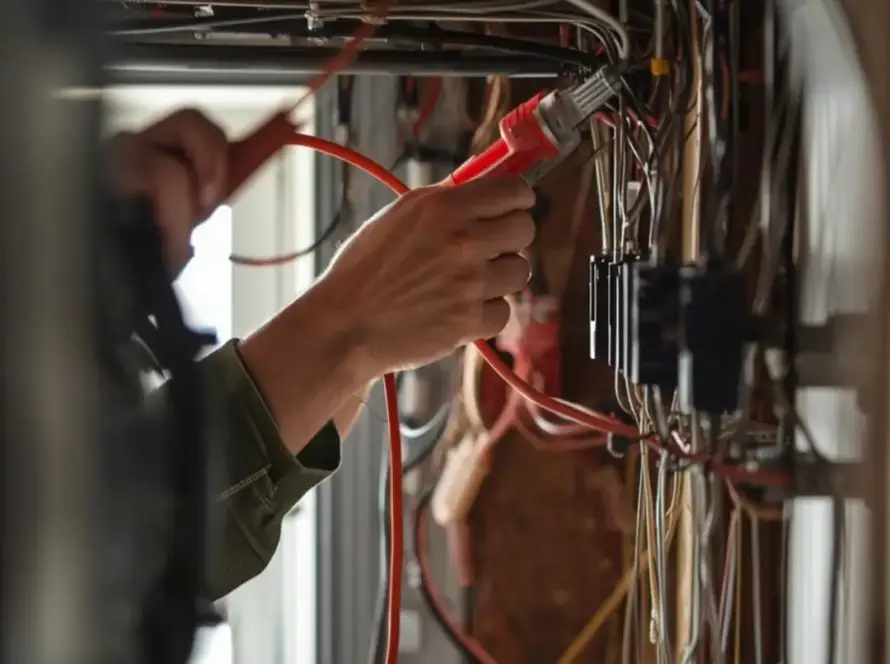 Licensed electrician performing residential electrical services in GTA