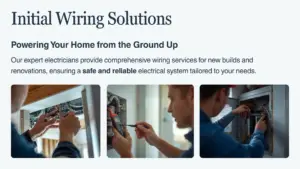 Panel upgrade included in the List of Residential Electrical Services