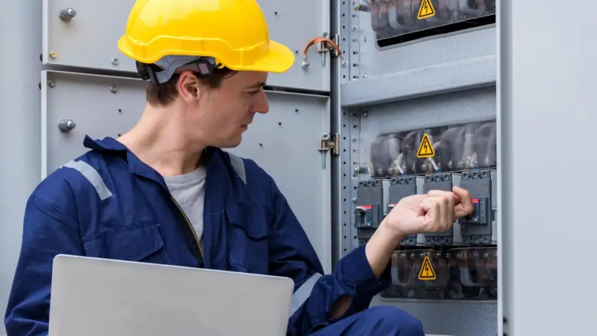 Commercial Electrical panel installation in GTA office building