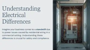 Difference Between Commercial and Residential Electrical Services