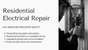 Residential Electrical Repair panel upgrade service